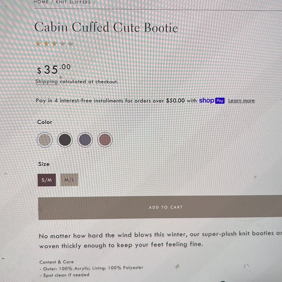 Lemon Cabin Cuffed Cute Bootie - Picture 5 of 7